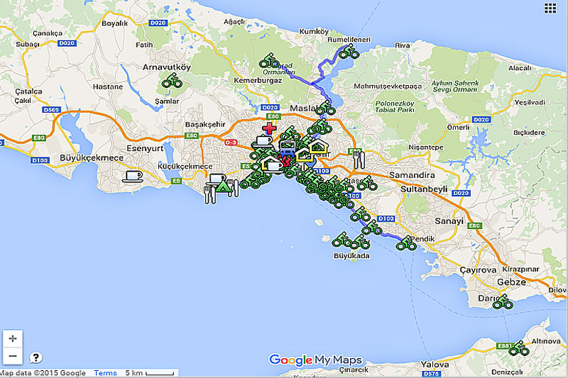 İstanbul'da bisiklet rotaları