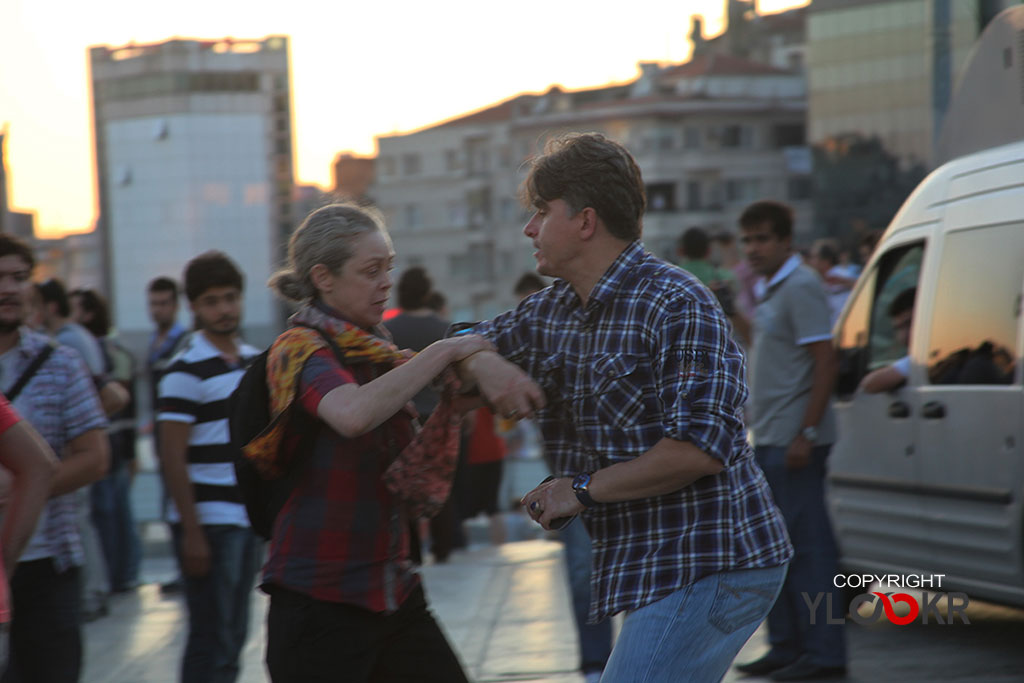 Çapulcu Düğünü; Gezi Parkı, polis müdahalesi, gözaltı