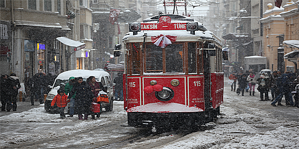 Kar, Kış, Nostaljik Tramvay
